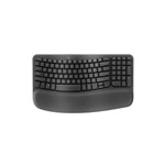 LOGITECH WIRELESS ERGONOMIC KEYBOARD WAVE KEYS GRAPHITE