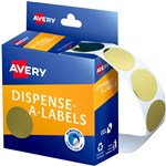 AVERY 937271 ROUND LABEL 24MM DMC24GO GOLD BX250