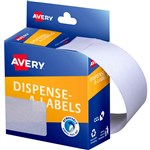AVERY 937306 DISPENSER LABELS RECTANGLE 29MM X 76MM WHITE PACK 180
