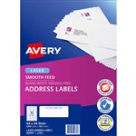 AVERY 959360 L7157 ADDRESS LABEL SMOOTH FEED 33 WHITE PACK 100