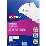 AVERY 959371 L7651 LASER LABEL SMOOTH FEED 65SHT 381X212MM WHITE PK100SHTS