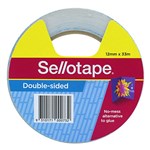 SELLOTAPE 960602 404 DOUBLE SIDED TAPE 12MM X 33MTR ROLL