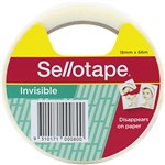 SELLOTAPE INVISIBLE TAPE LARGE 18MM X 66M