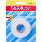 SELLOTAPE 994004 PERMANENT FOAM DOUBLE SIDED MOUNTING TAPE 12MM X 2M