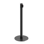 RETRACTABLE BELT STANCHION   CROWD CONTROL POST WITH 23M BELT