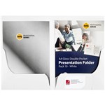 MARBIG 1104108 PRESENTATION FOLDER A4 GLOSS WHITE DOUBLE POCKET PK10