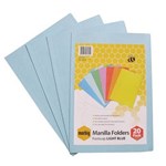 MARBIG 1108617 MANILLA FOLDER STANDARD CUT FOOLSCAP LIGHT BLUE PK20