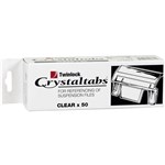 CRYSTALFILE 111360 TABS CLEAR BOX 50