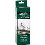 CRYSTALFILE 111360C INDICATOR TABS CLEAR BX50
