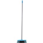 CLEANLINK INDOOR METAL HANDLE BROOM 1200MM BLUE
