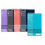 COLOURHIDE REPORTER NOTEBOOK 200 PAGES ASSORTED