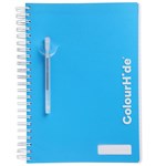 COLOURHIDE 1716299G NOTEBOOK A4 SUPER 400 PAGE ASSORTED