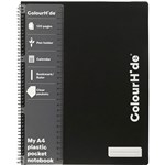 COLOURHIDE NOTEBOOK 120 PAGE A4 BLACK
