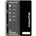COLOURHIDE 1717602J NOTEBOOK 200 PAGE A5 BLACK