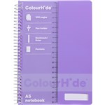 COLOURHIDE NOTEBOOK 200 PAGES A5 LAVENDER