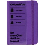 COLOURHIDE JOURNAL NOTEBOOK LINEN PE 192 PAGE A6 ASSORTED