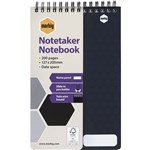 MARBIG HANDY NOTEBOOK 200 PAGE 200 X 127MM BLACK