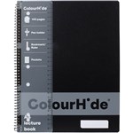 COLOURHIDE LECTURE NOTEBOOK 140 PAGE A4 BLACK