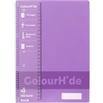 COLOURHIDE 1719519J LECTURE NOTEBOOK 140 PAGE A4 PURPLE