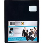 MARBIG 2002702 PRO SERIES REFILLABLE DISPLAY BOOK A4 20 POCKET BLACK