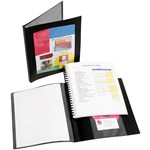 MARBIG 2003702 PRO SERIES DISPLAY BOOK REFILLABLE WITH FRAME A4 BLACK