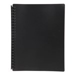 REFILLABLE DISPLAY BOOK A4 20 POCKET BLACK