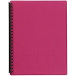 MARBIG 2007009 REFILLABLE DISPLAY BOOK A4 20 POCKET PINK