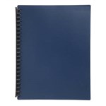 MARBIG 2007027 REFILLABLE DISPLAY BOOK A4 20 POCKET DARK BLUE