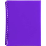 MARBIG 2007319 DISPLAY BOOK 20 POCKET A4 PURPLE