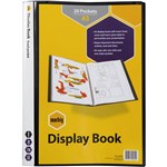 MARBIG 2008802 FIXED DISPLAY BOOK INSERT COVER WITH INSERT COVER AND SPINE A3 20 POCKET BLACK