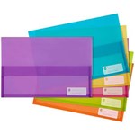 MARBIG 2011099 POLYPICK WALLET FOOLSCAP SUMMER COLOURS