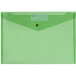 MARBIG 2015004 DOCULOPE WALLET BUTTON CLOSURE A4 GREEN