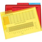 MARBIG 2019699 LETTER FILE A4 CLEAR WITH SECURE FLAP  TAB PACK 3