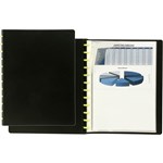 MARBIG 2020002 KWIK ZIP REFILLABLE DISPLAY BOOK A4 20 POCKETS BLACK