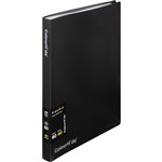 COLOURHIDE DISPLAY BOOK FIXED INSERT COVER 40 POCKET A4 BLACK