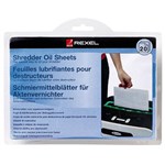 REXEL 2101949 SHREDDER OIL SHEETS PK20