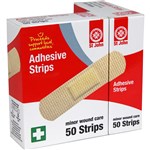 ST JOHN AMBULANCE 223009 ADHESIVE PLASTIC STRIPS PK50