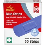 BLUE STRIPS FOR FOOD PREPARATION PACK 50