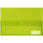 MARBIG POLYPICK WALLET FOOLSCAP TRANSLUCENT LIME