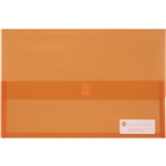 MARBIG 2310006 POLYPICK WALLET FOOLSCAP TRANSLUCENT ORANGE