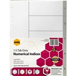 MARBIG 35100 DIVIDER POLYPROPYLENE A4 15 GREY