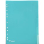 MARBIG PROFESSIONAL ANTIMICROBIAL DIVIDER PP 5TAB A4 BLUE