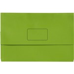 MARBIG 4004304 SLIMPICK DOCUMENT WALLET FOOLSCAP GREEN PACK 10