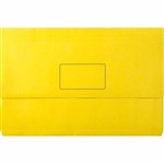 MARBIG SLIMPICK DOCUMENT WALLET FOOLSCAP YELLOW PACK 10