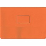 MARBIG SLIMPICK DOCUMENT WALLET FOOLSCAP ORANGE PACK 10