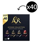 LOR ESPRESSO INTENSE COLLECTION VARIETY COFFEE CAPSULES 40 PK