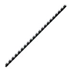 REXEL 45502 BINDING COMBS 8MM 21 RING BLACK BX100