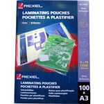 REXEL 46311 LAMINATING POUCH A3 GLOSS 100 MICRON PK100