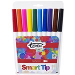 TEXTA  49878 SMARTTIP COLOURING MARKERS ASSORTED WALLET 10