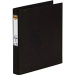 MARBIG 5022002 RING BINDER PE 25MM 2D A4 BLACK